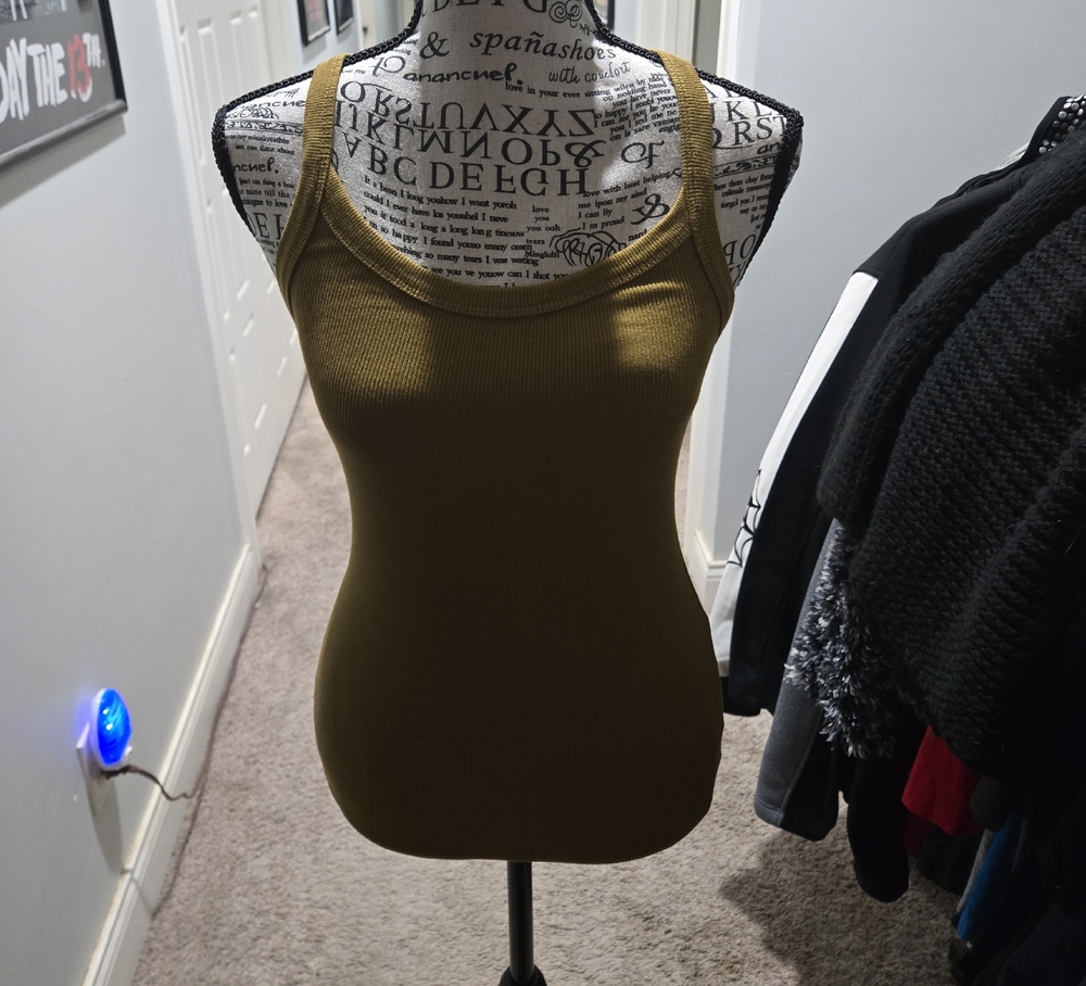 A New Day Fitted Tank Tops